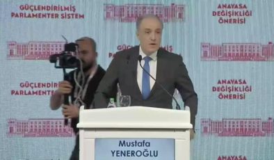 Altılı Masa Anayasa Önerisini Açıklıyor… Mustafa Yeneroğlu: “Cumhurbaşkanının Kanunları Veto Etme Yetkisine Son Vereceğiz”