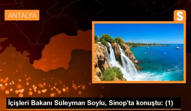 İçişleri Bakanı Süleyman Soylu, Sinop’ta konuştu: (1)