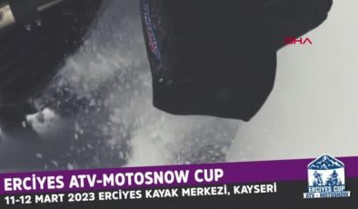 SPOR Erciyes’te gerçekleşecek Dünya Kar Motosikleti Şampiyonası için geri sayım başladı