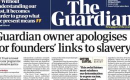 Guardian gazetesi, kurucularının kölecilikten çıkar sağlamasından dolayı özür diledi