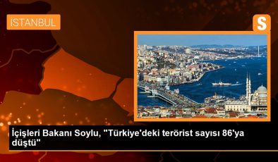 İçişleri Bakanı Soylu, “Türkiye’deki terörist sayısı 86’ya düştü”