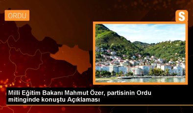 Milli Eğitim Bakanı Özer: Türkiye Yüzyılı için Cumhurbaşkanımızla yola devam diyecek