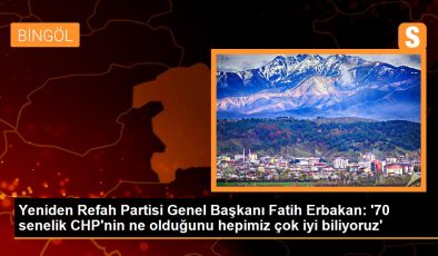 Yeniden Refah Partisi Genel Başkanı Fatih Erbakan: ‘CHP ekonomiyi düzeltmeleri asla mümkün değil’
